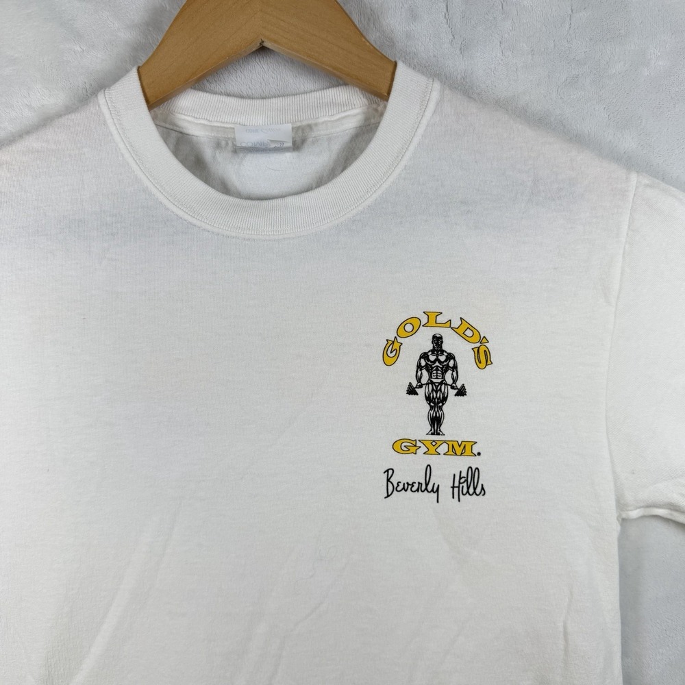 Gold's Gym Socal Beverly Center White T-shirt Men's Size Small